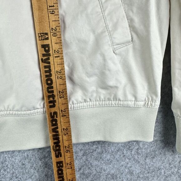 Nike Bomber Jacket Mens Large Cream Essentials Full Zip Lightweight Sportswear* - Picture 12 of 16